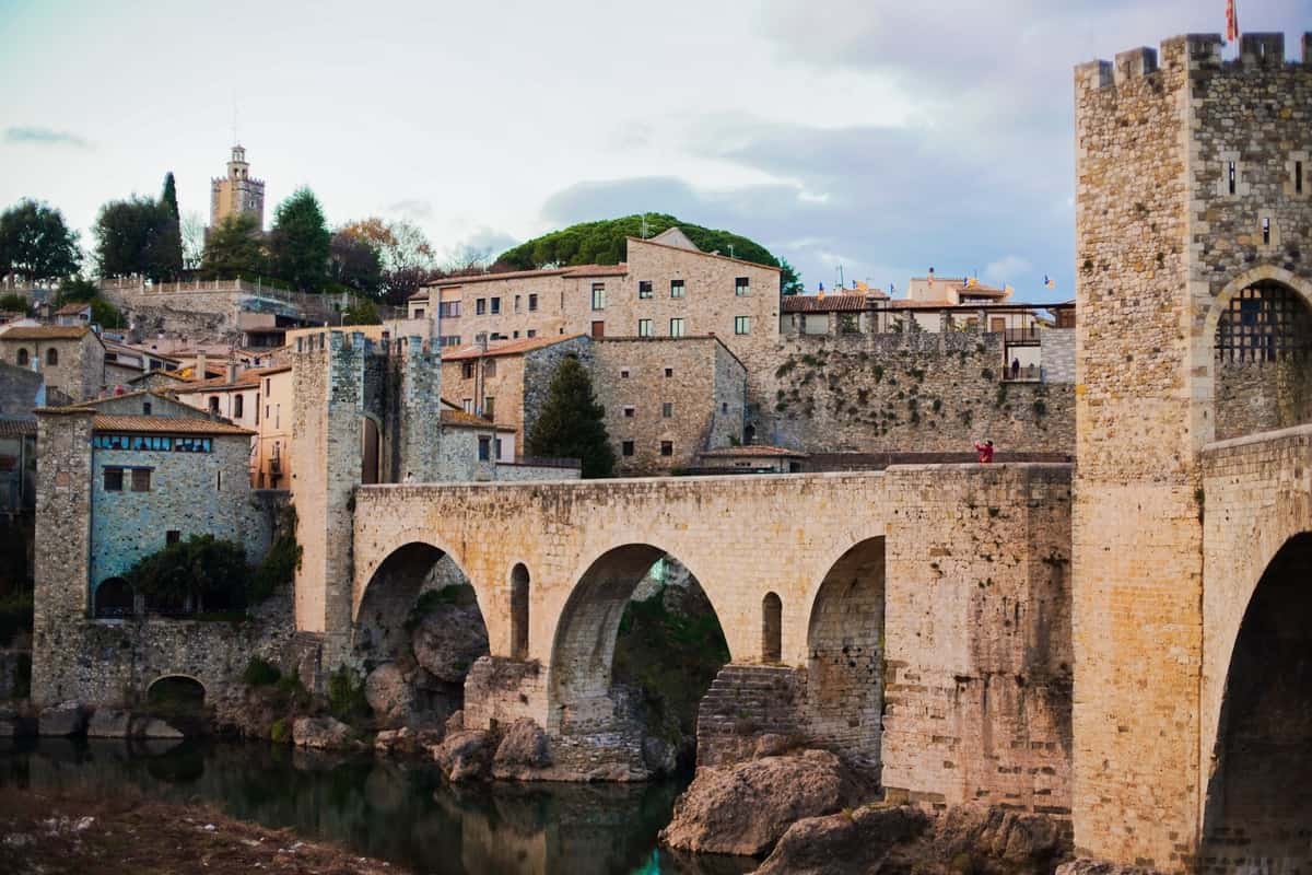 Ancient bridge over a gorge. Besalu Unique Places To Visit In Spain
