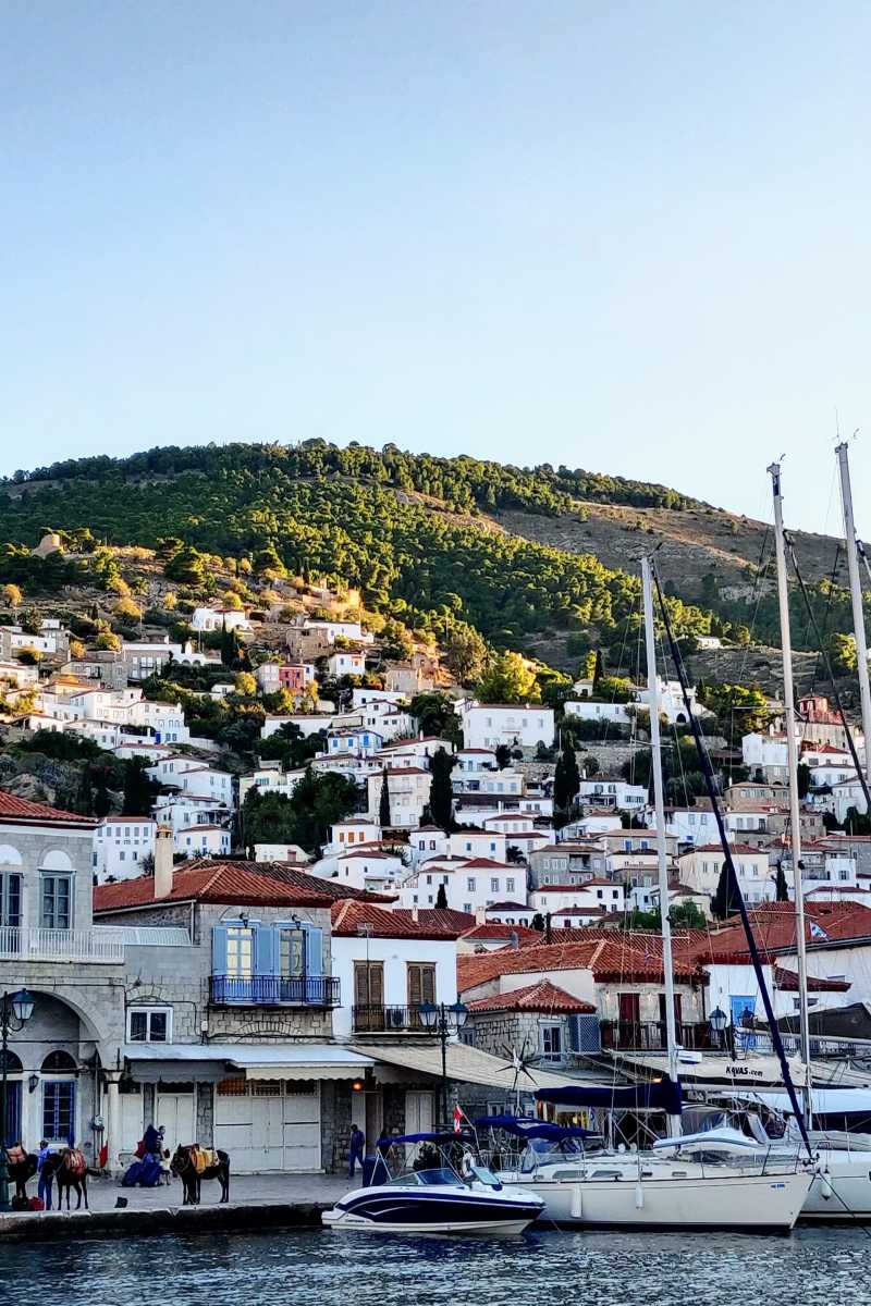Hydra Island from Athens Greece