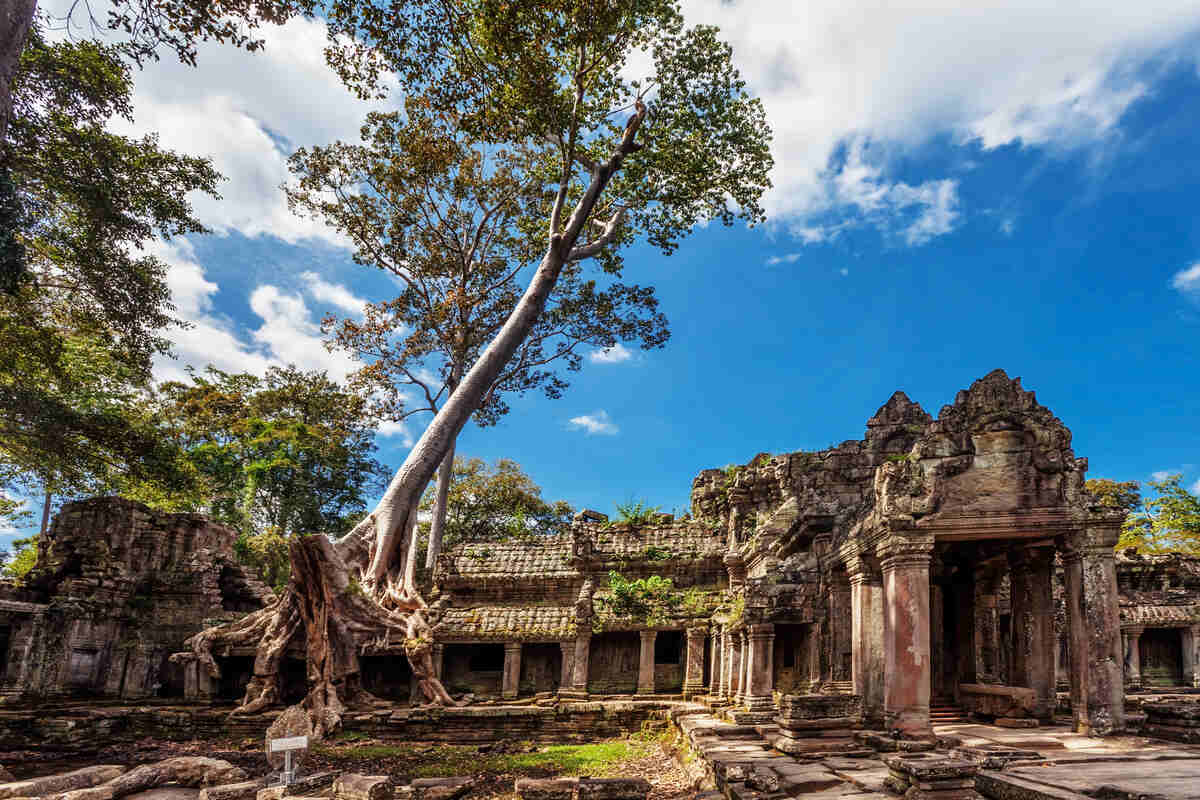 Architecture in Angkor Wat Cambodia