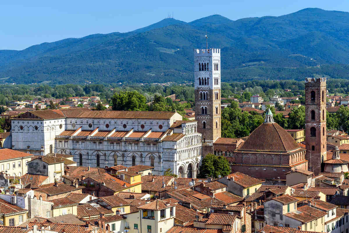 Lucca in Tuscany Italy