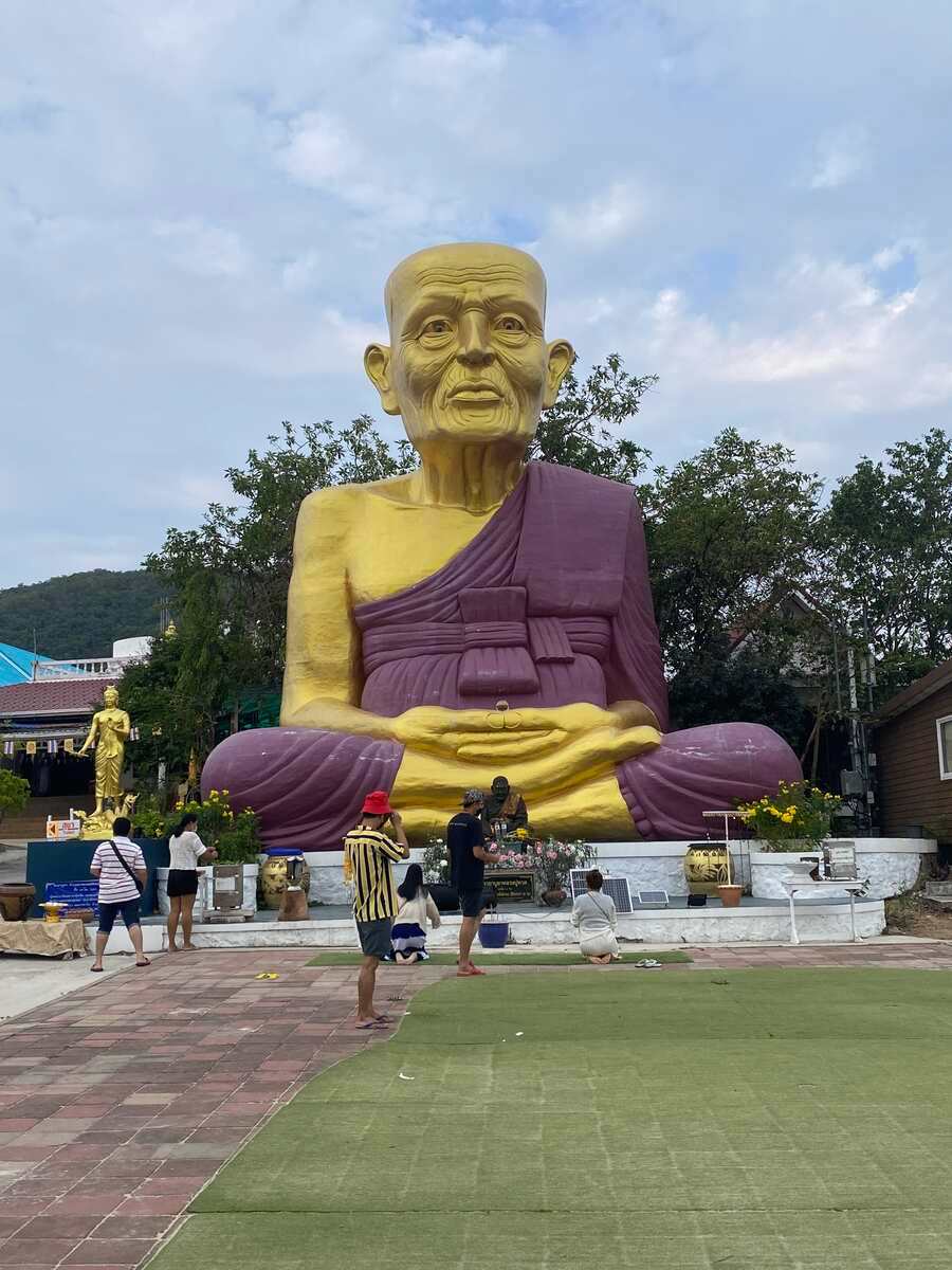 Monk Statue in Koh Larn
