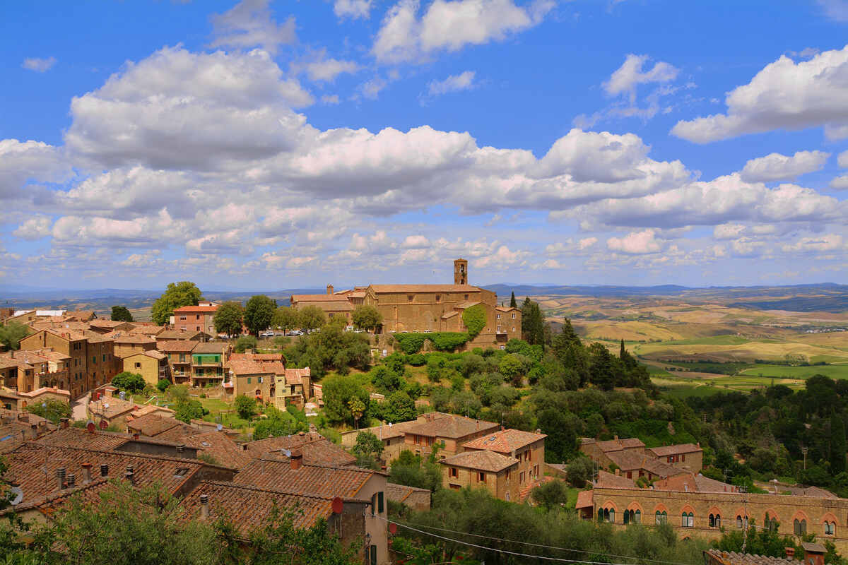 Montalcino towns of tuscany