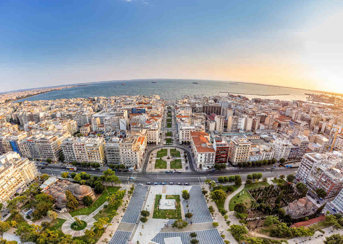 Thessaloniki aerial view best things to do in Greece