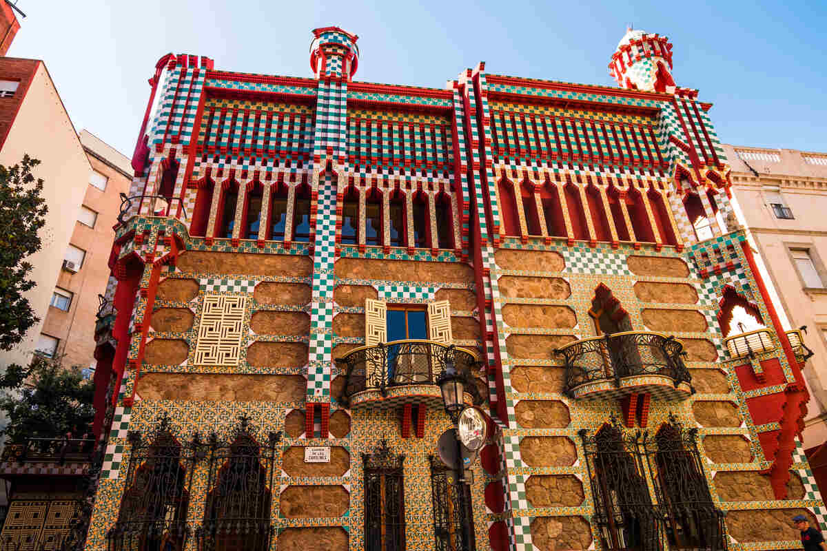 Casa Vicens best Gaudi work in Barcelona best Gaudi sites in Barcelona