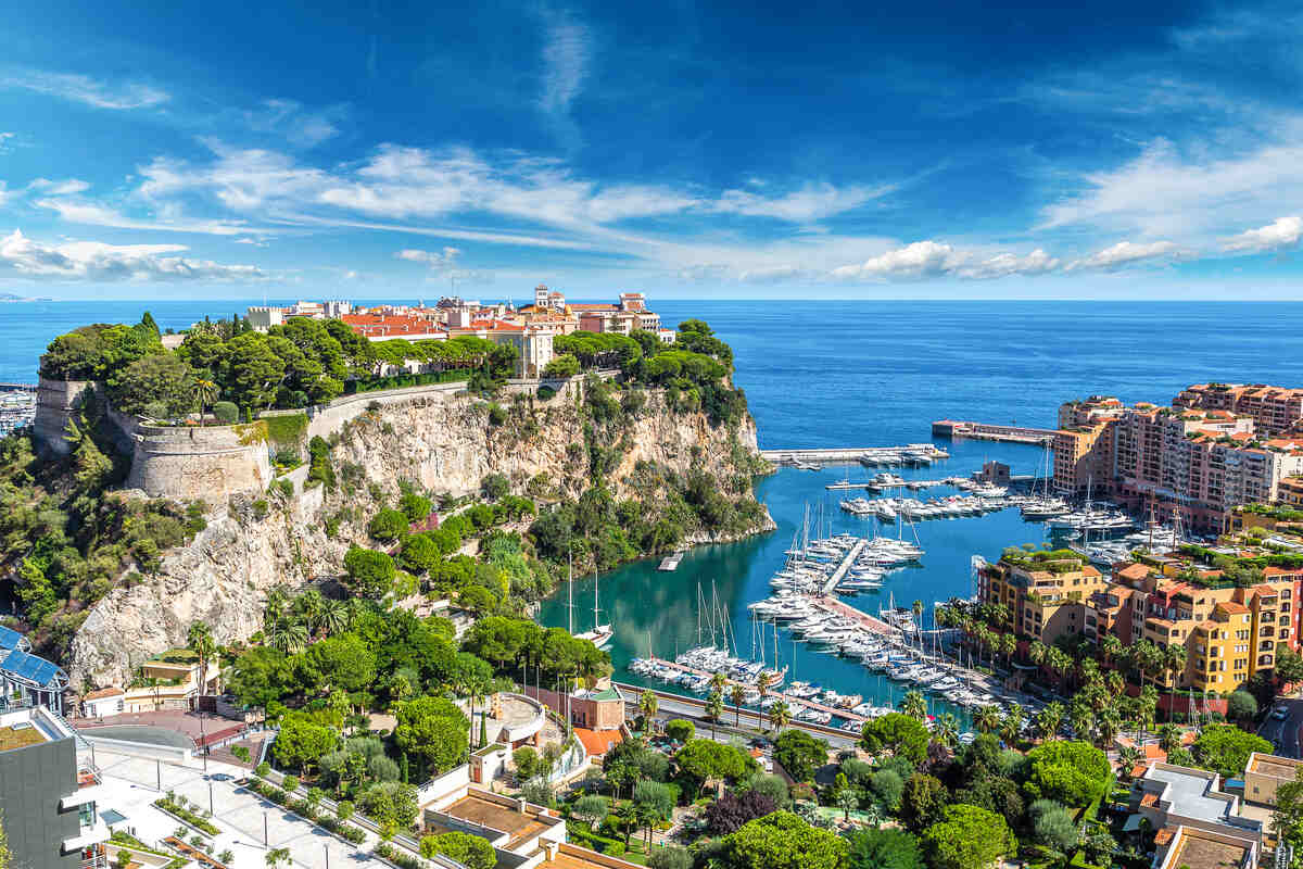 Le Rocher The Rock in Monte Carlo Monaco from Nice.jpg