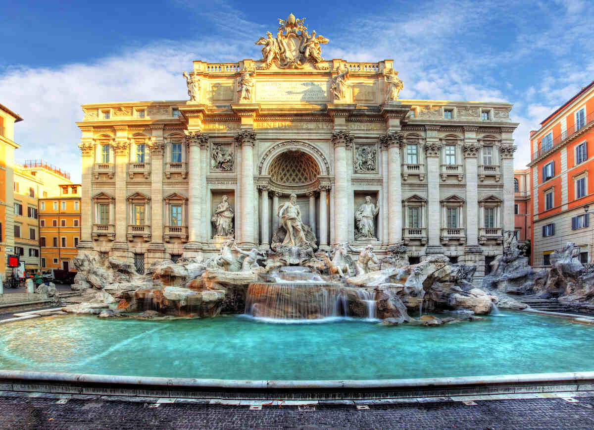 Trevi Fountain in rome 3 day itinerary