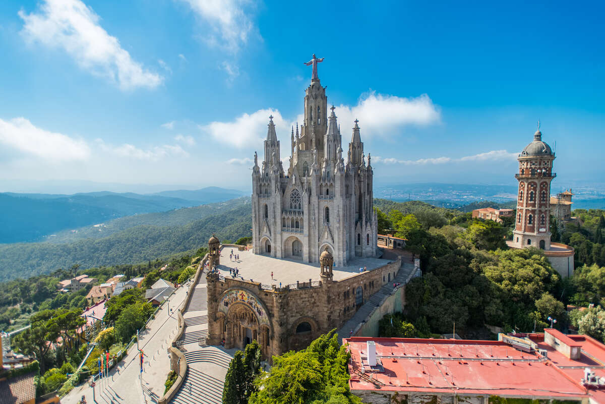 Mount Tibidabo in Barcelona