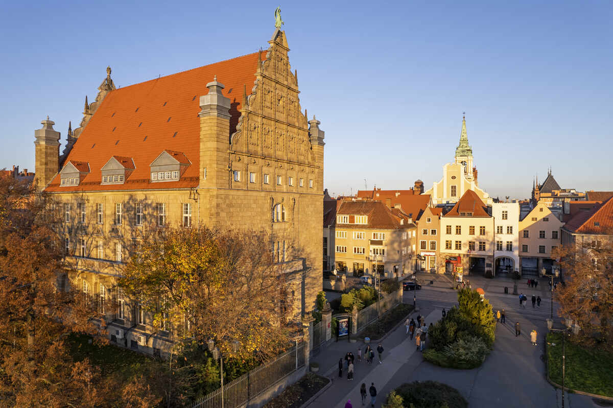 Torun Old Town Centre famous landmarks in Poland
