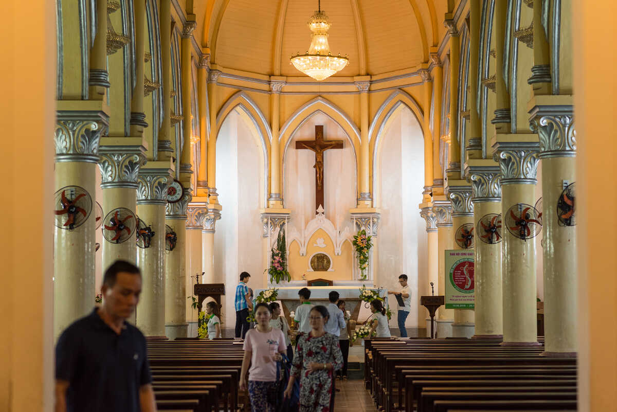 Inside Da Nang Cathedral