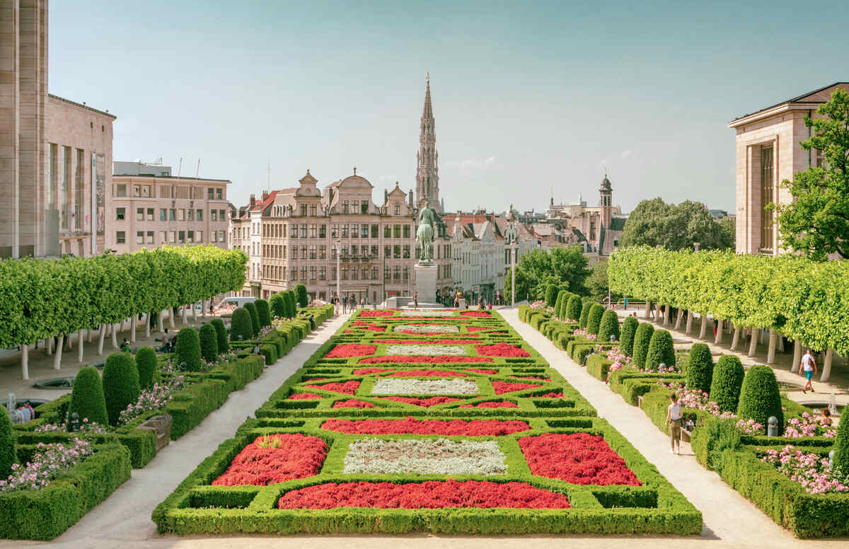 Mont des Art Gardens in Brussels