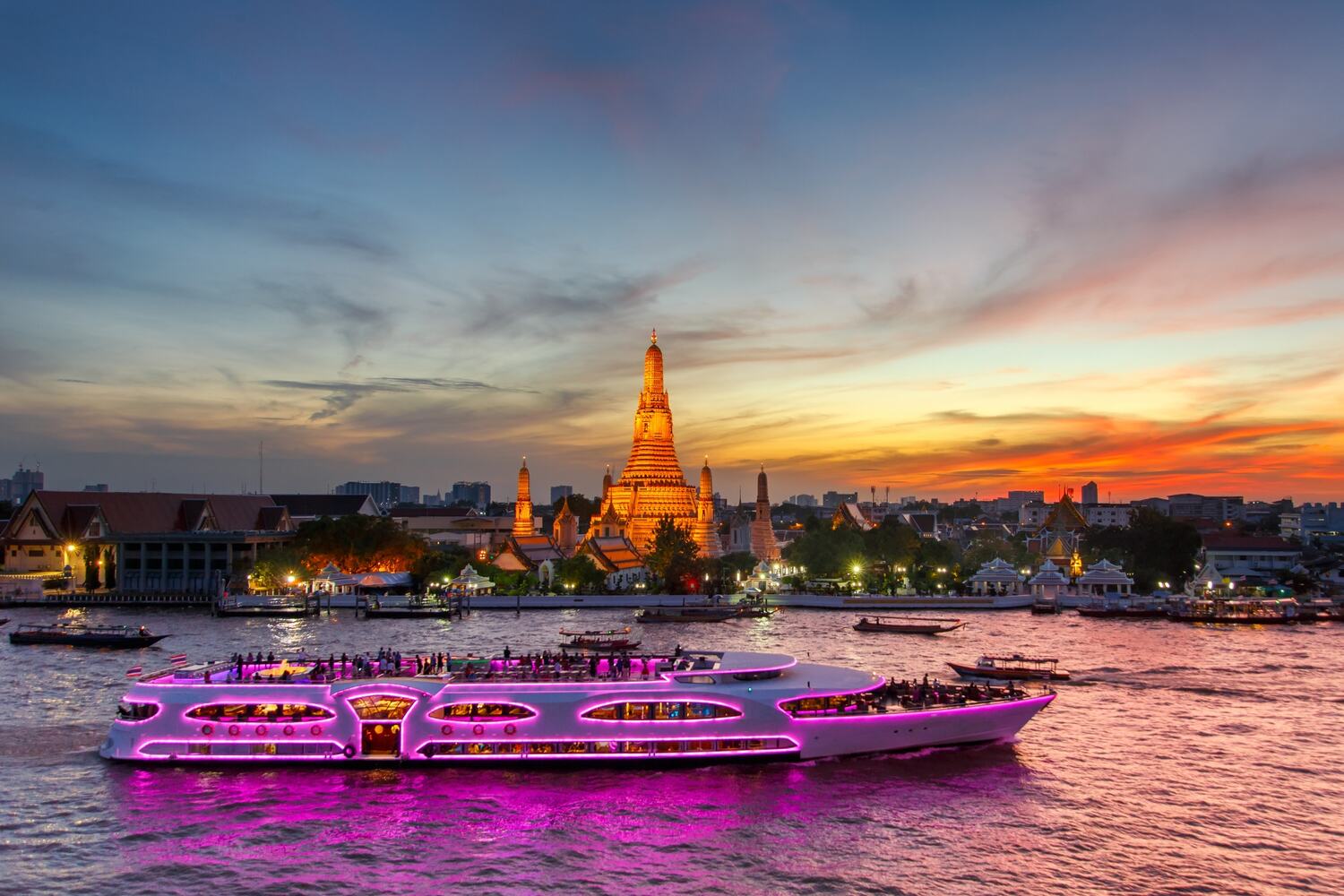 Take a Dinner Cruise Along the Chao Phraya River