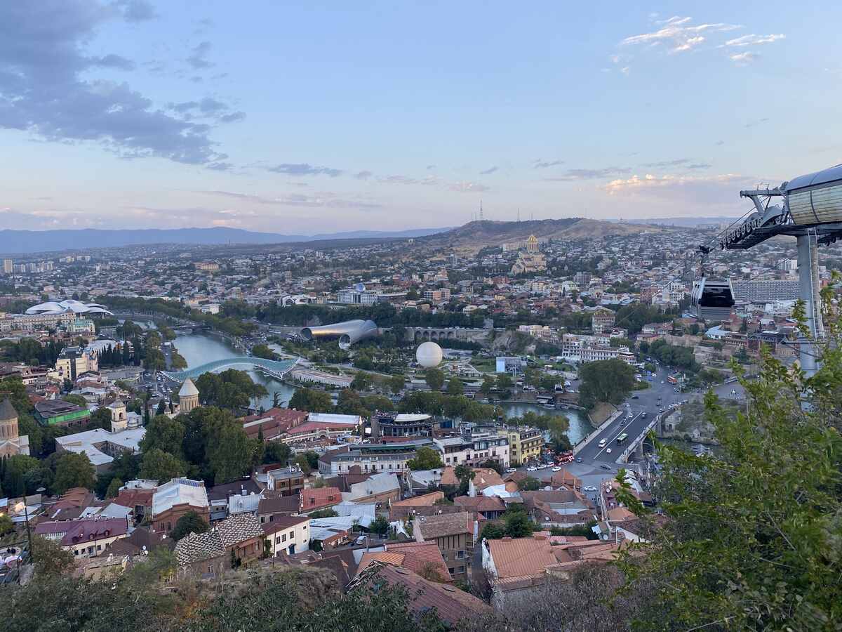 Views over Tbilisi from Narikala Fortress