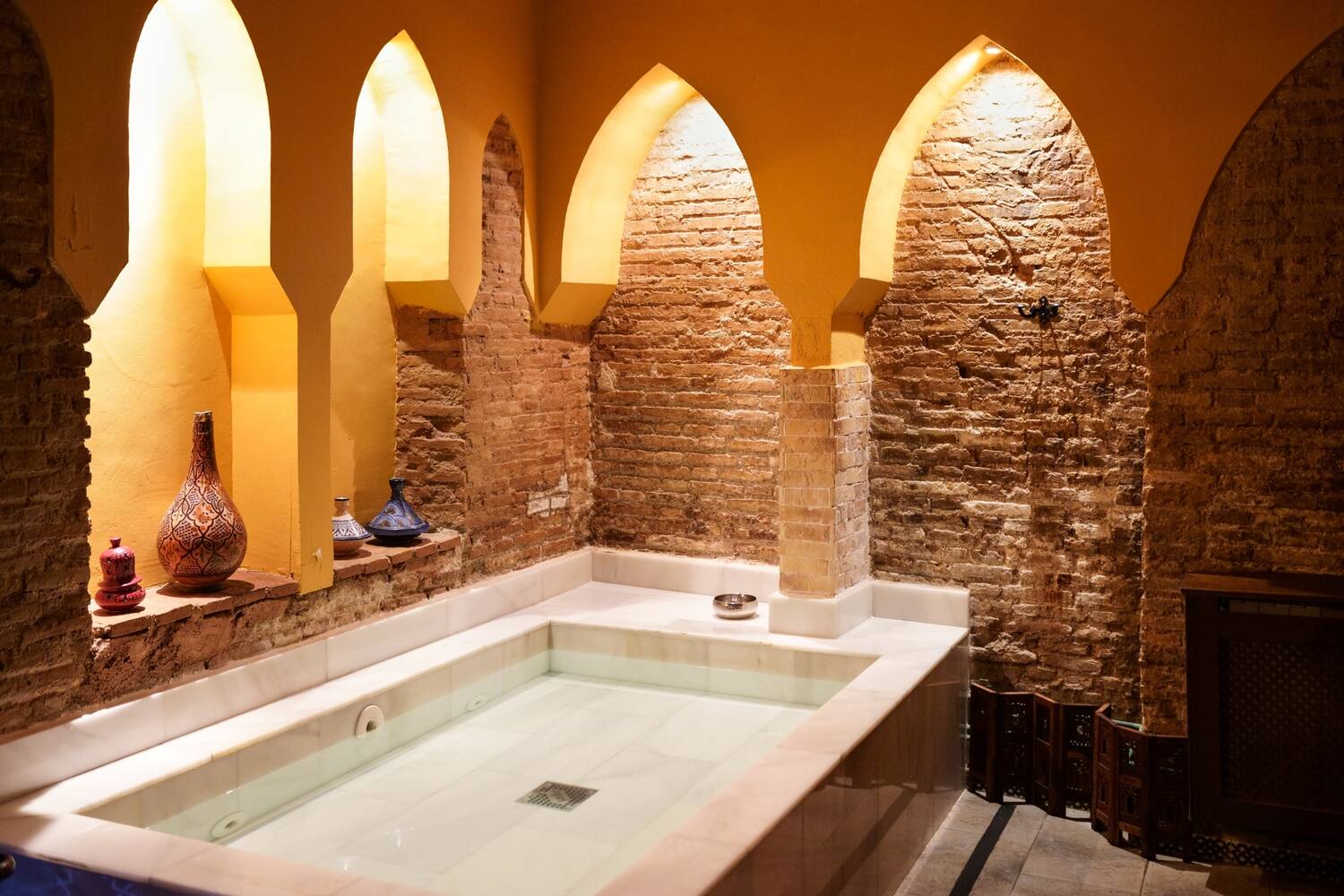 Arab Baths in Malaga Spain