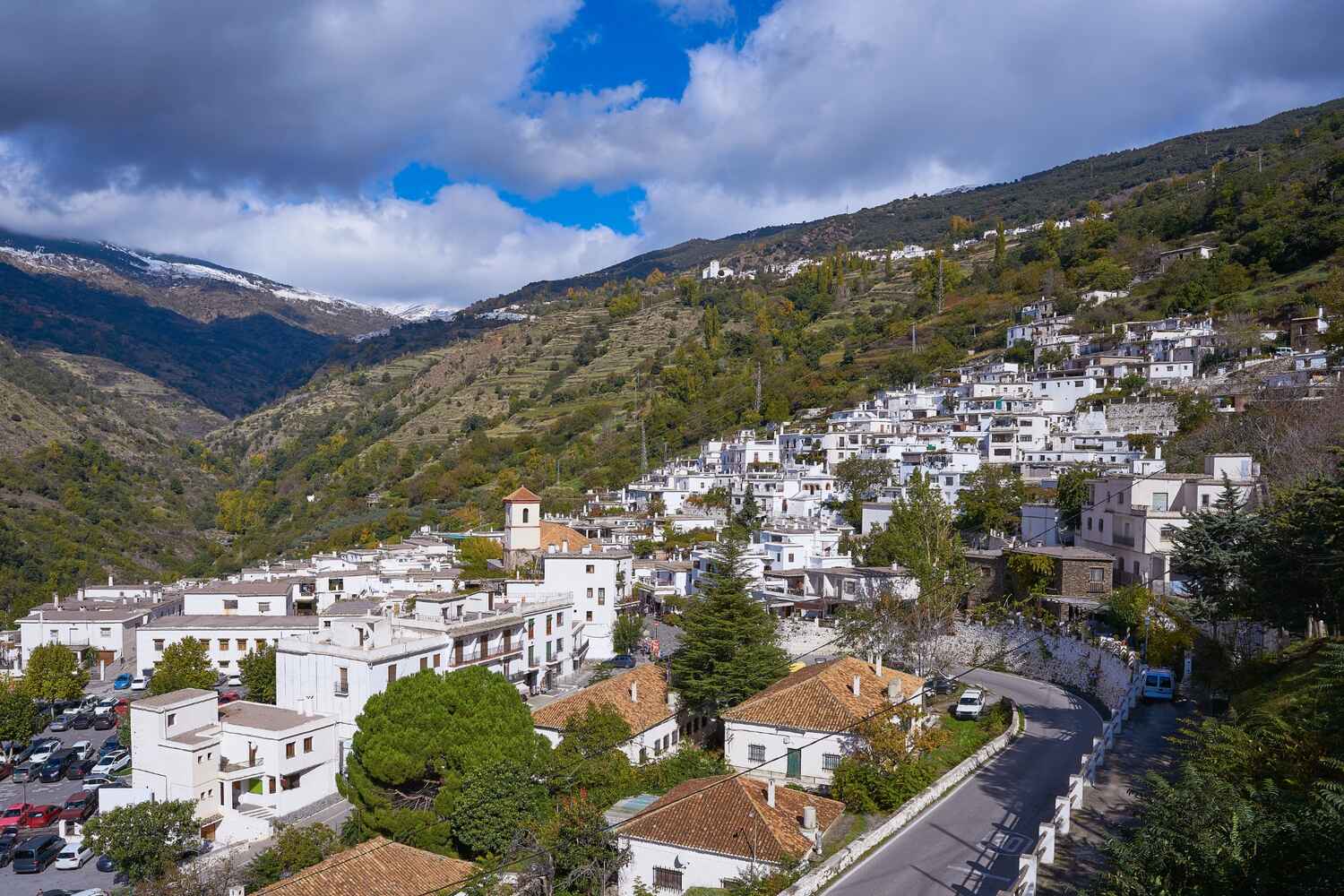 Views of an Alpujarra Village as a day trip from Granada