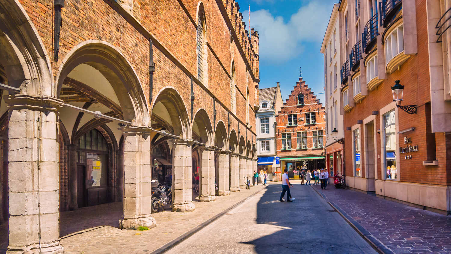 Beautiful streets of Bruges