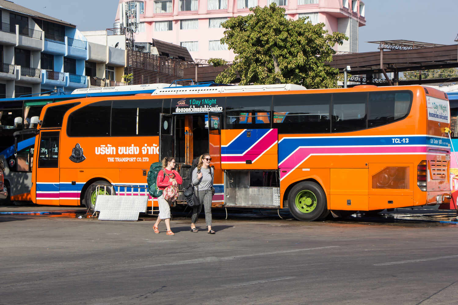 Bus station in Chiang Mai