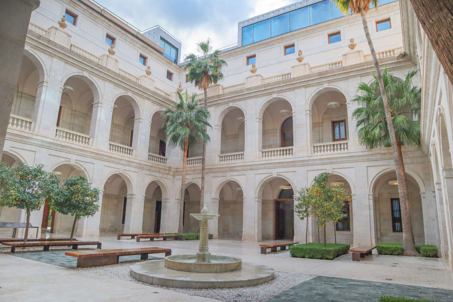Courtyard-at-the-Malaga-Museum