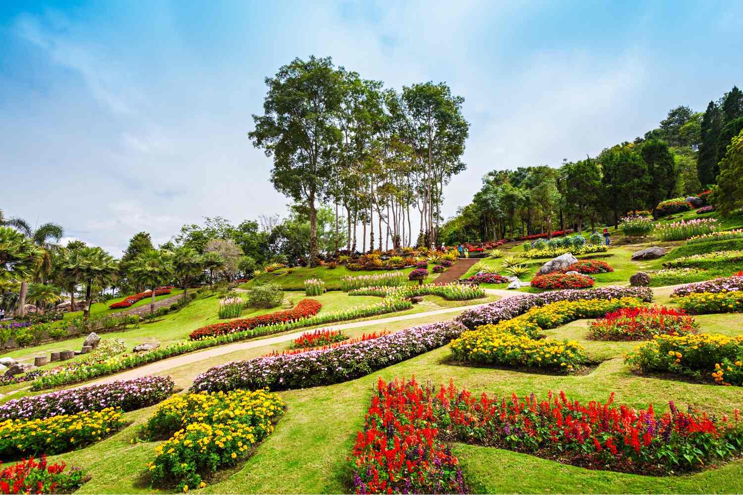 Gardens at the Doi Tung Royal Villa in Chiang Rai