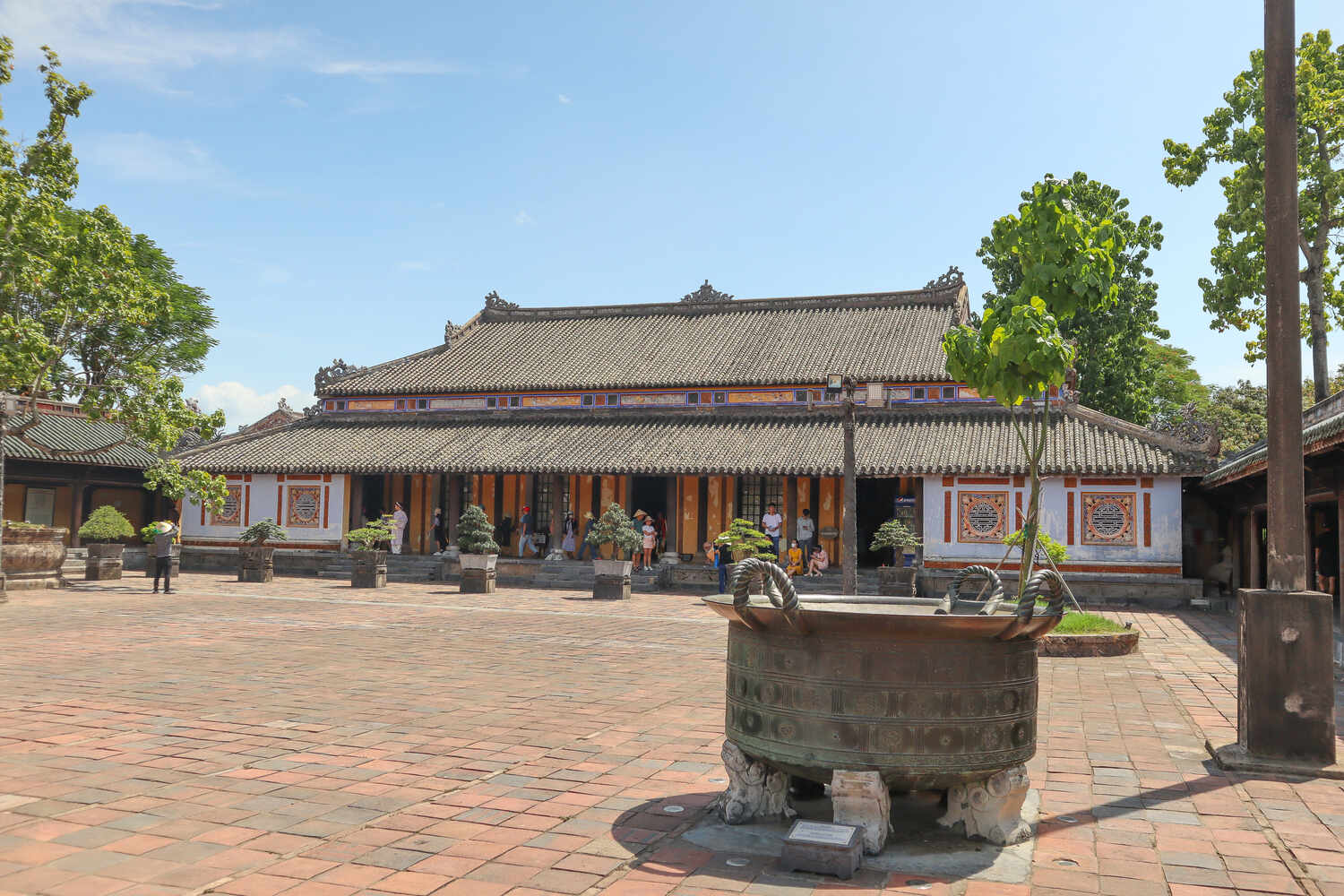 Inside Hue Imperial palace - One day in Hue itinerary