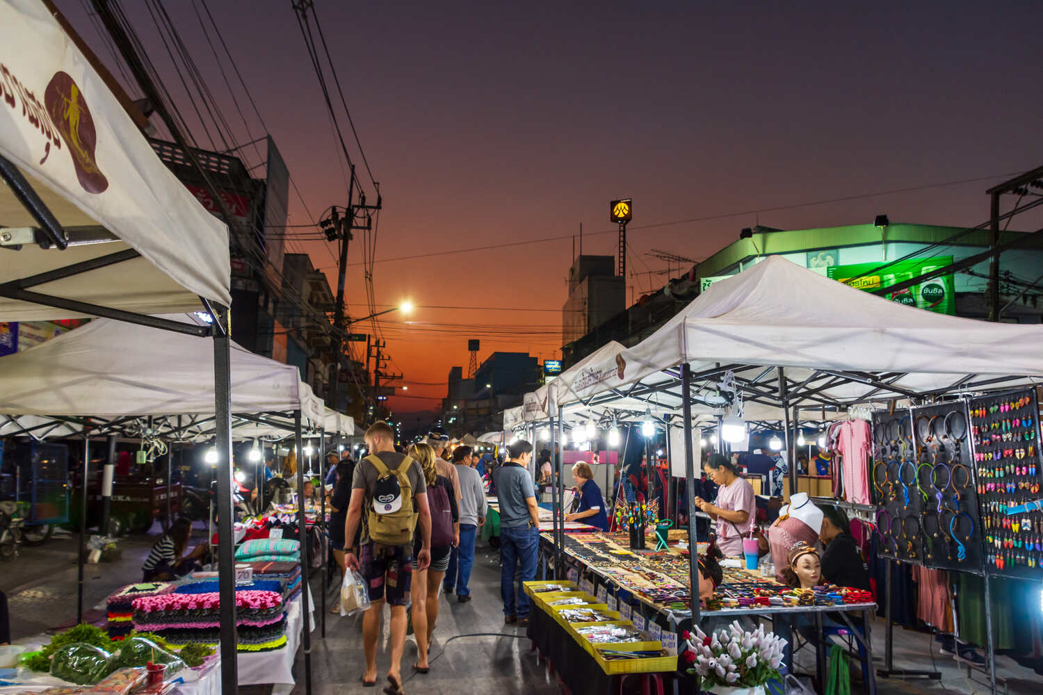 Night market in Chiang Rai