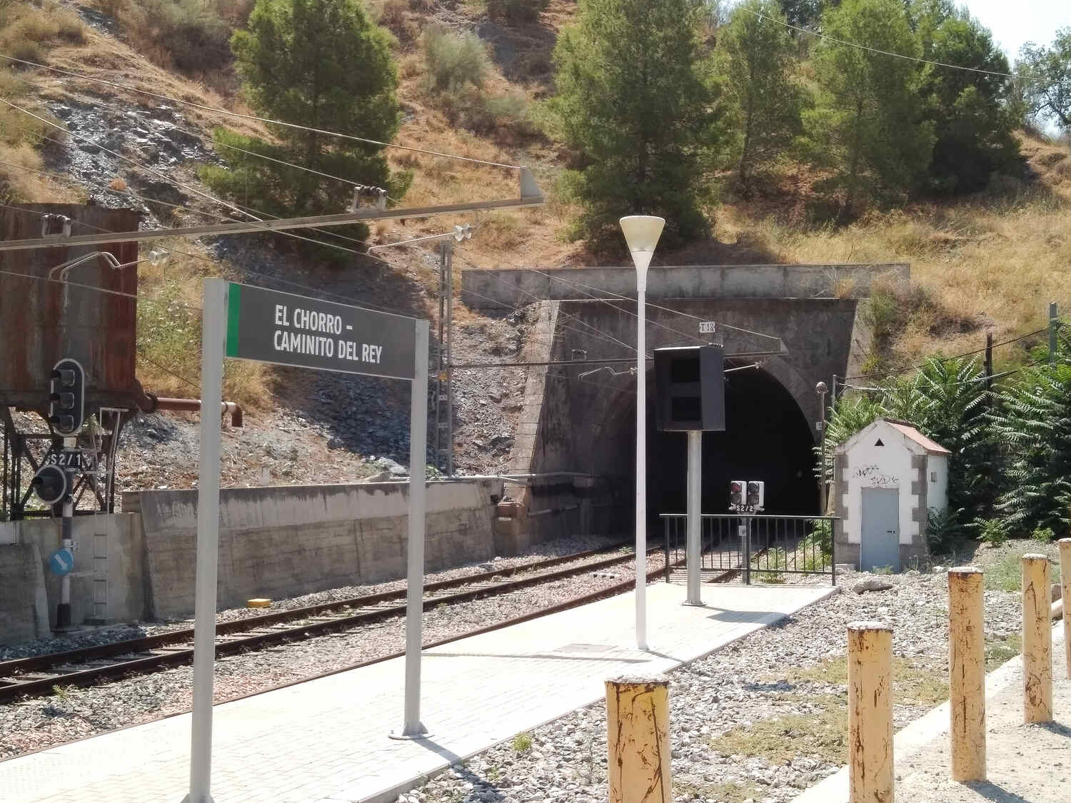 Train station at Caminito Del Rey