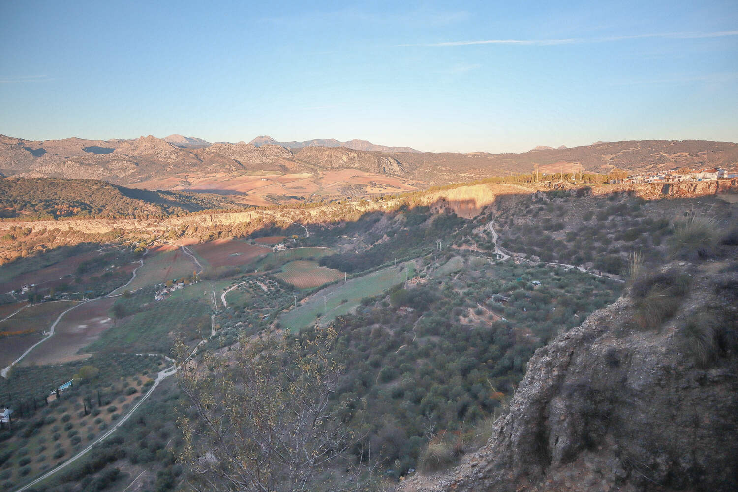 Views from the Mirador Virgen del Rocio in Ronda