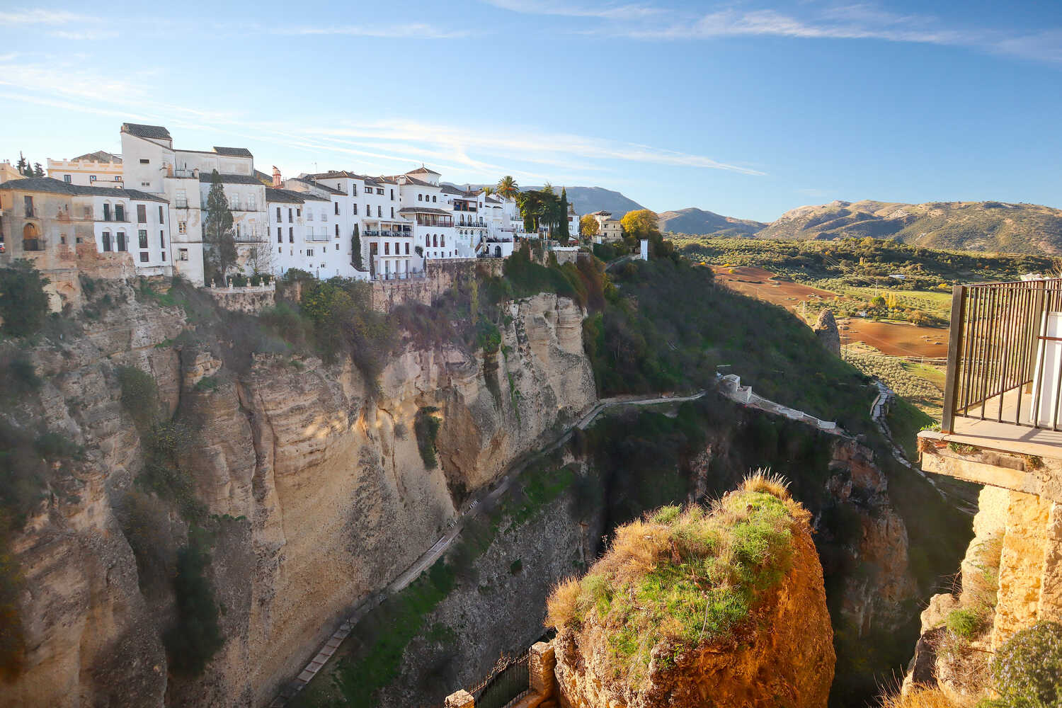 Views over Ronda and its gorge