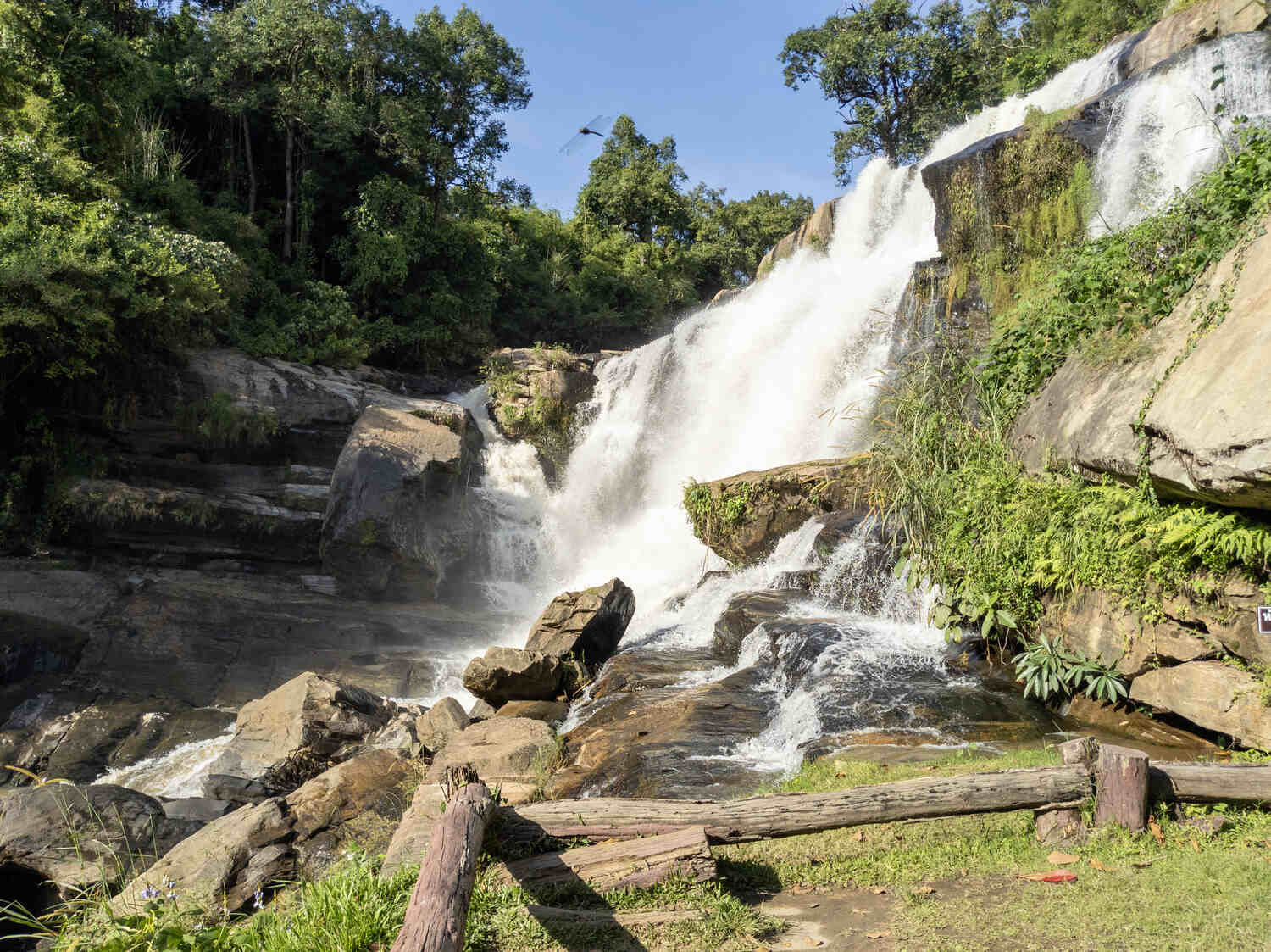 Waterfall at Doi Inthanon National Park in Chiang Mai itinerary 4 days