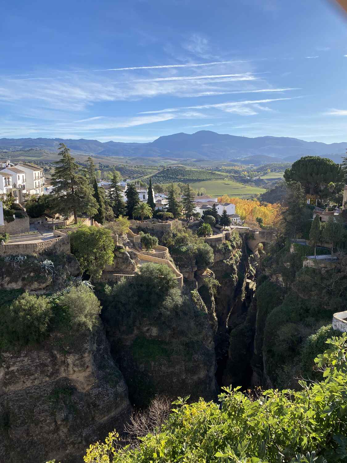 views at the Mirador de Aldehuela in Ronda