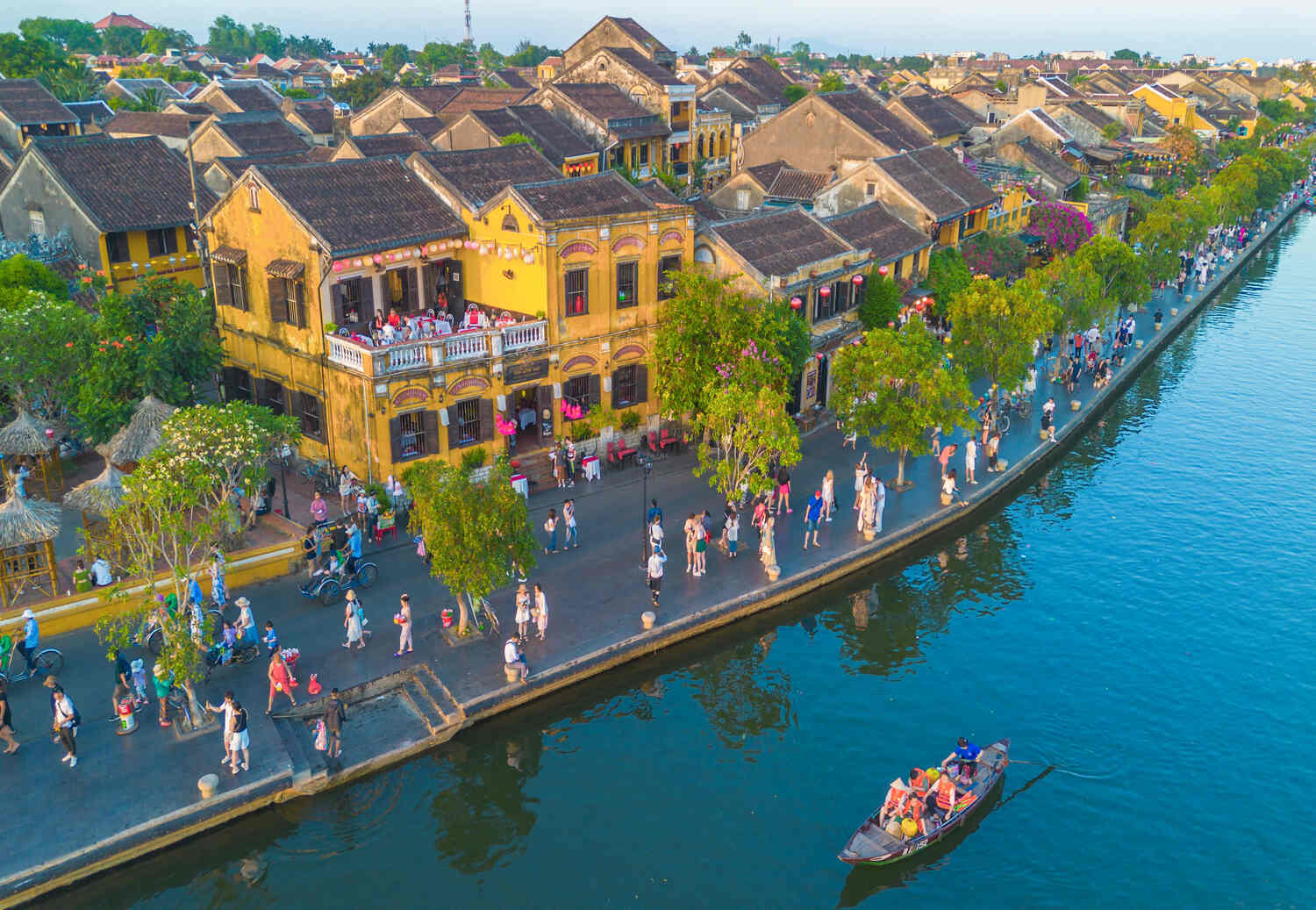 Aerial View of Hoi An where to stay in Hoi An