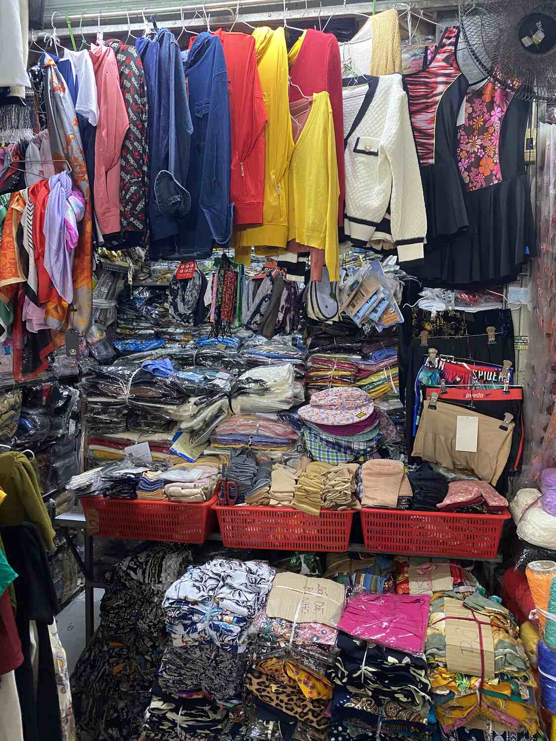 Jackets at the market in Da Nang
