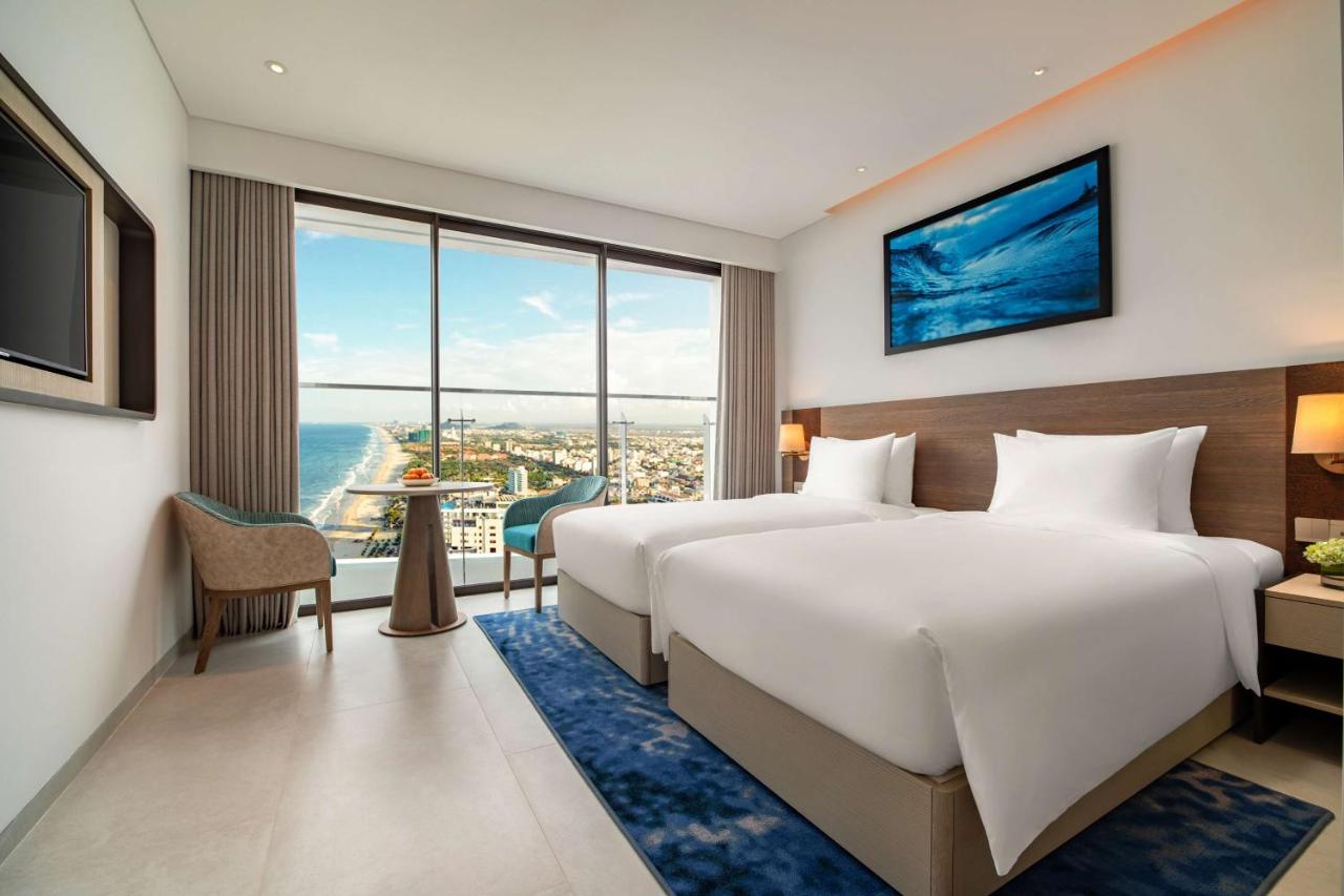 guest room with ocean views at Radisson Hotel in Danang