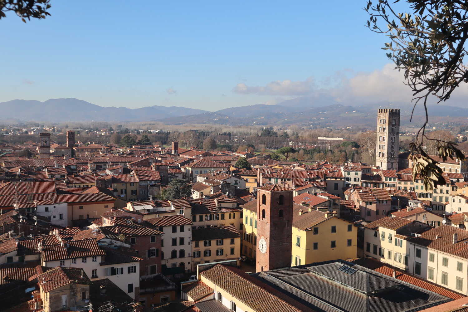 View at Torre delle Ore in Lucca in one day