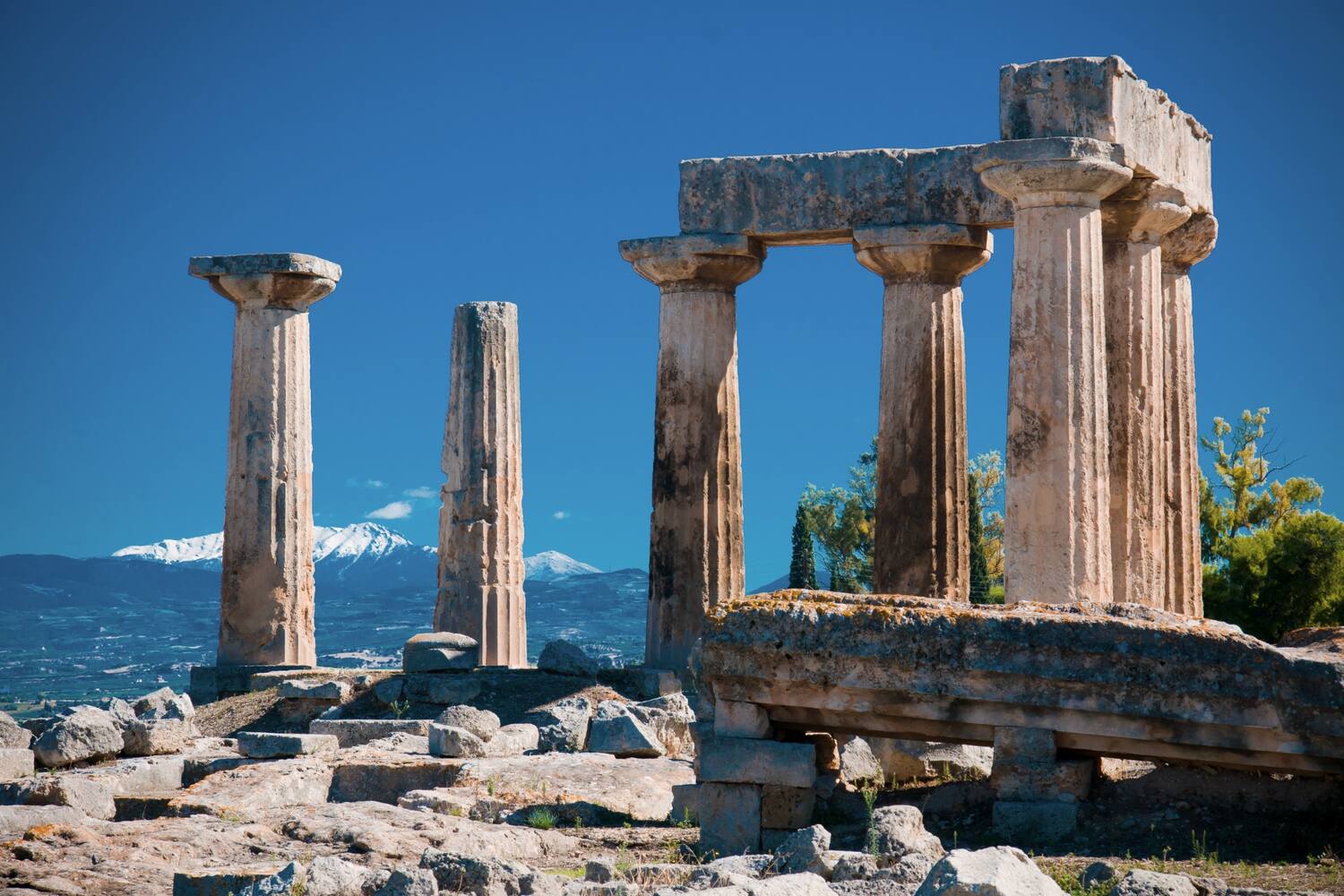 Ancient Corinth archaeological site