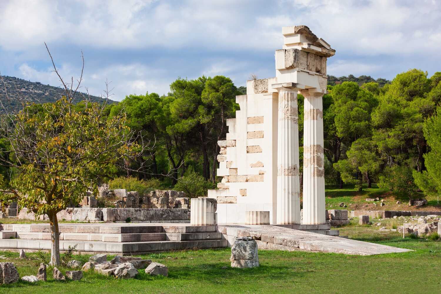 Ancient architecture in Epidaurus