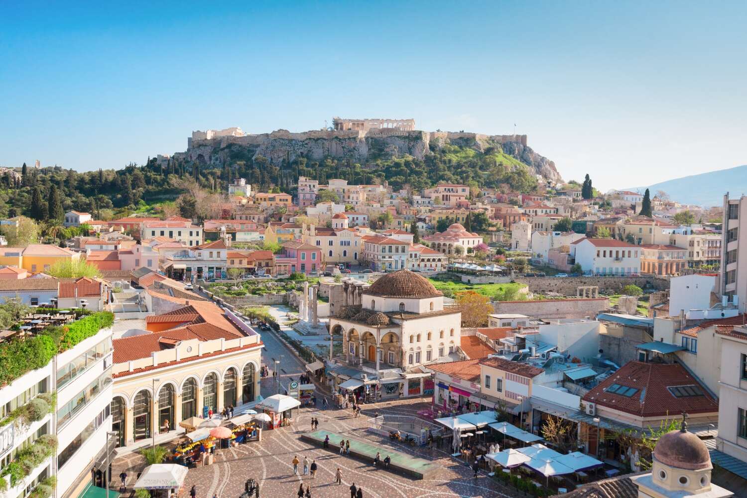 Athens skyline - Day trips from Athens