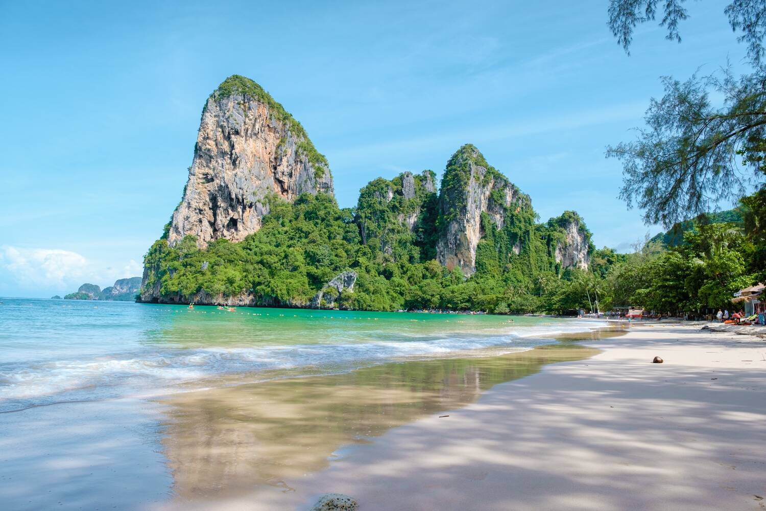 Limestone cliffs at Railay Beach