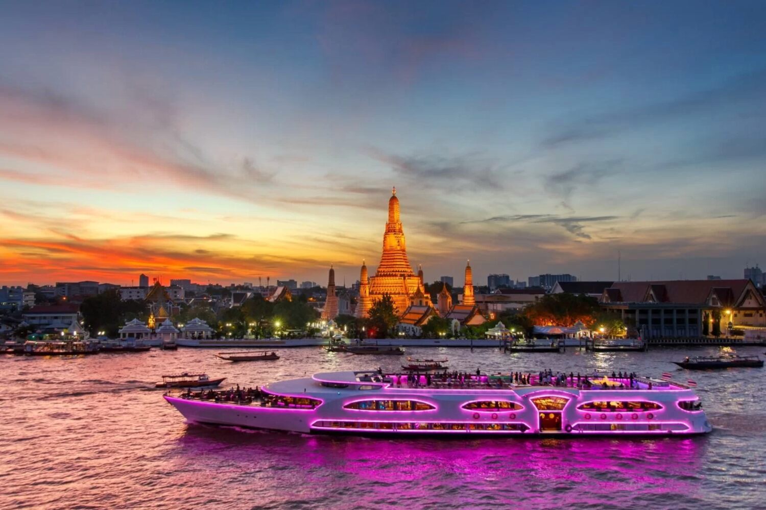 Take a Dinner Cruise Along the Chao Phraya River