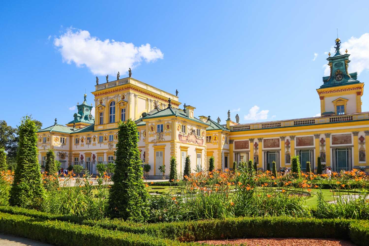 Visit the Wilanow Palace in Warsaw