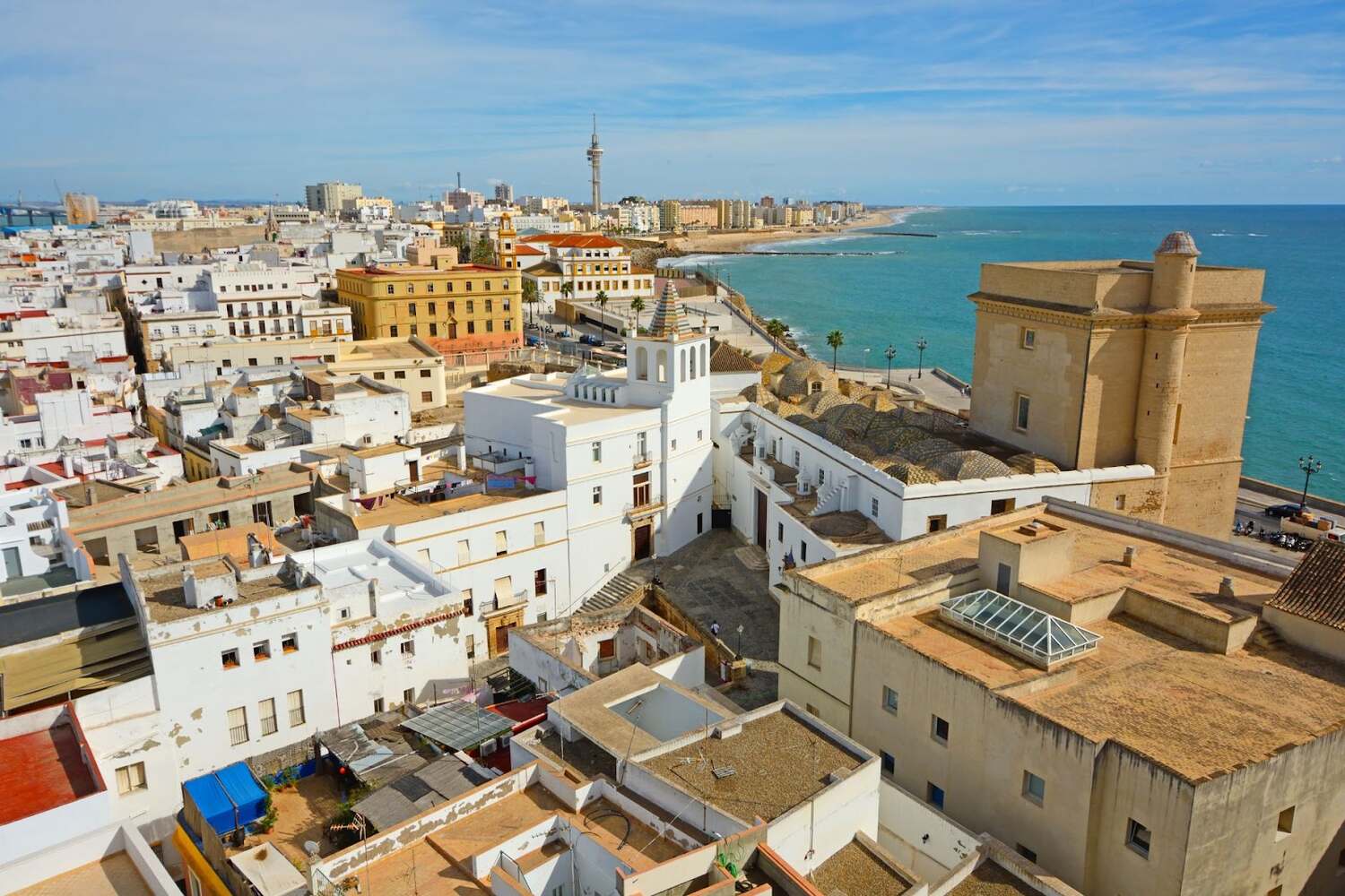 Aerial views of Cadiz