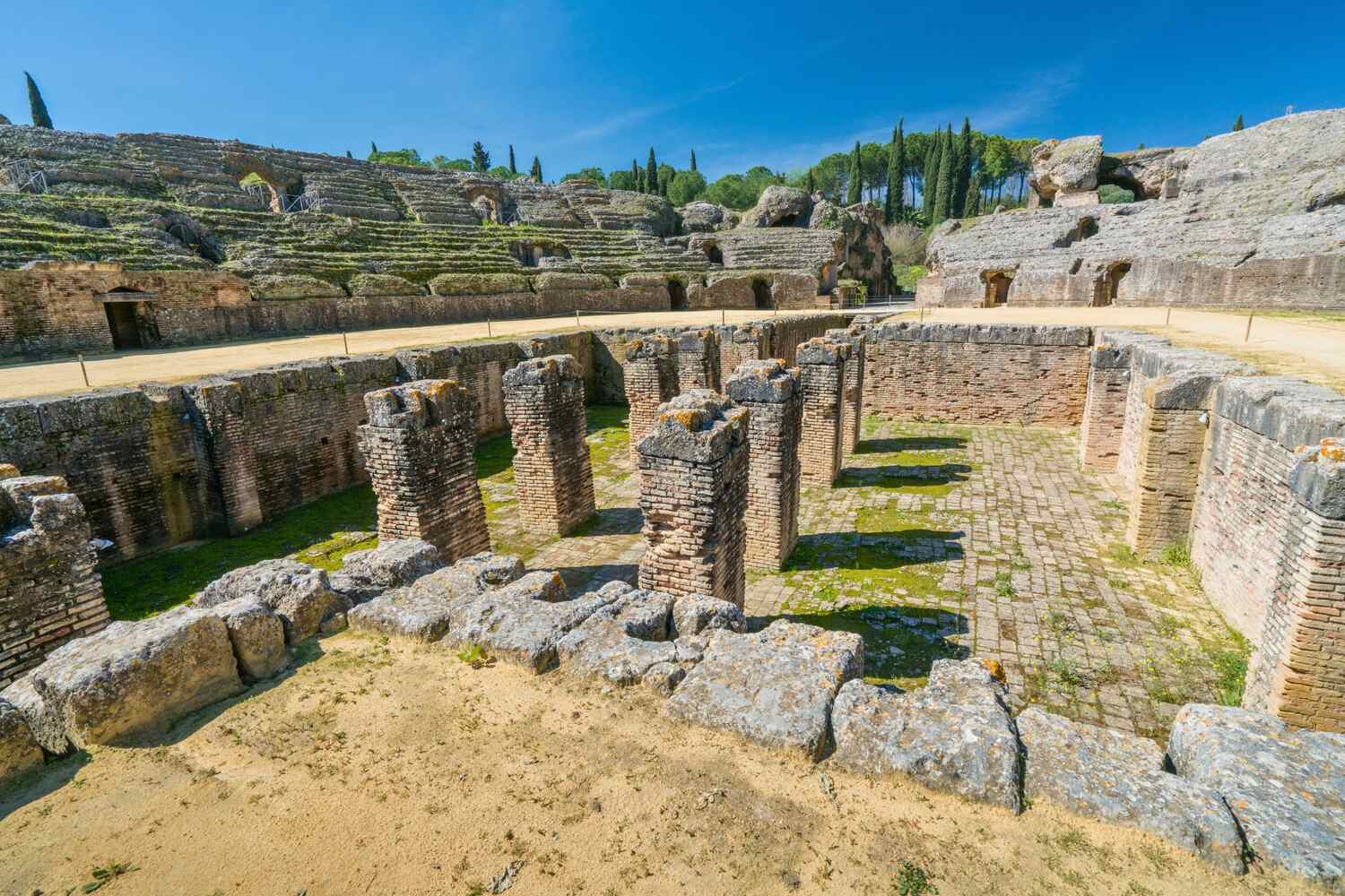 Roman ruins in Italica